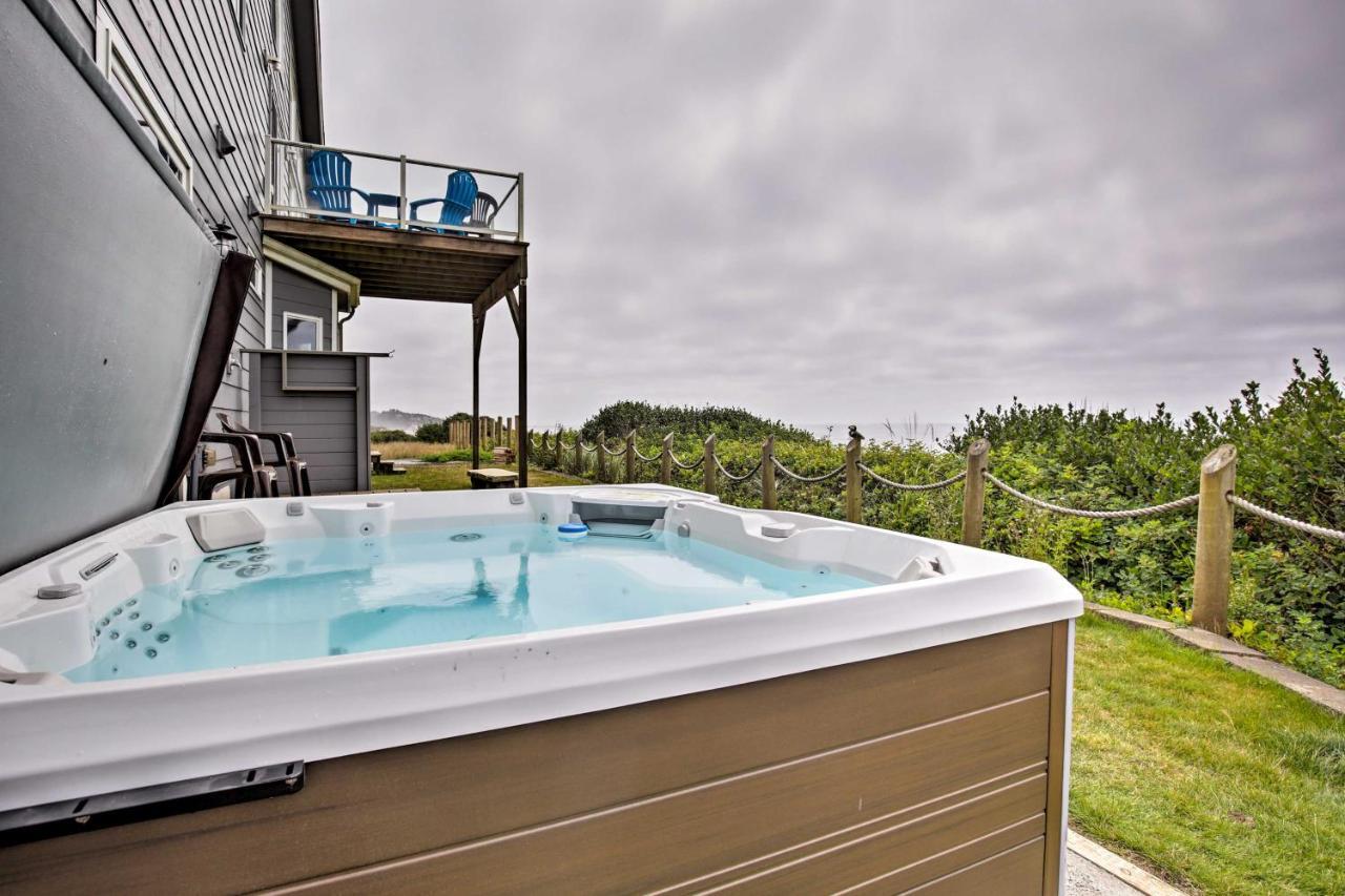 Oceanfront South Beach Home With Hot Tub And Sauna Torre di Torre di Newport Esterno foto