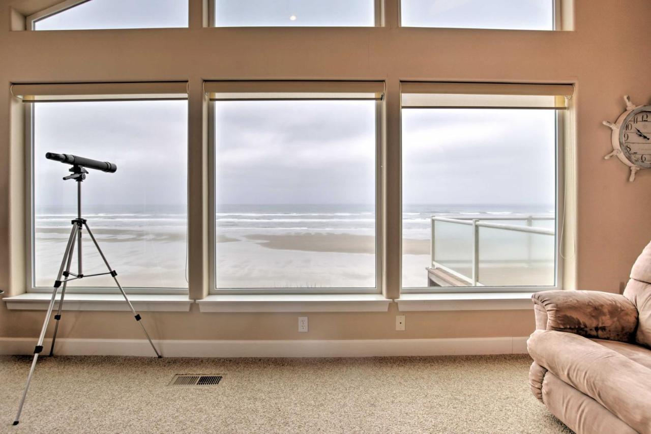 Oceanfront South Beach Home With Hot Tub And Sauna Torre di Torre di Newport Esterno foto